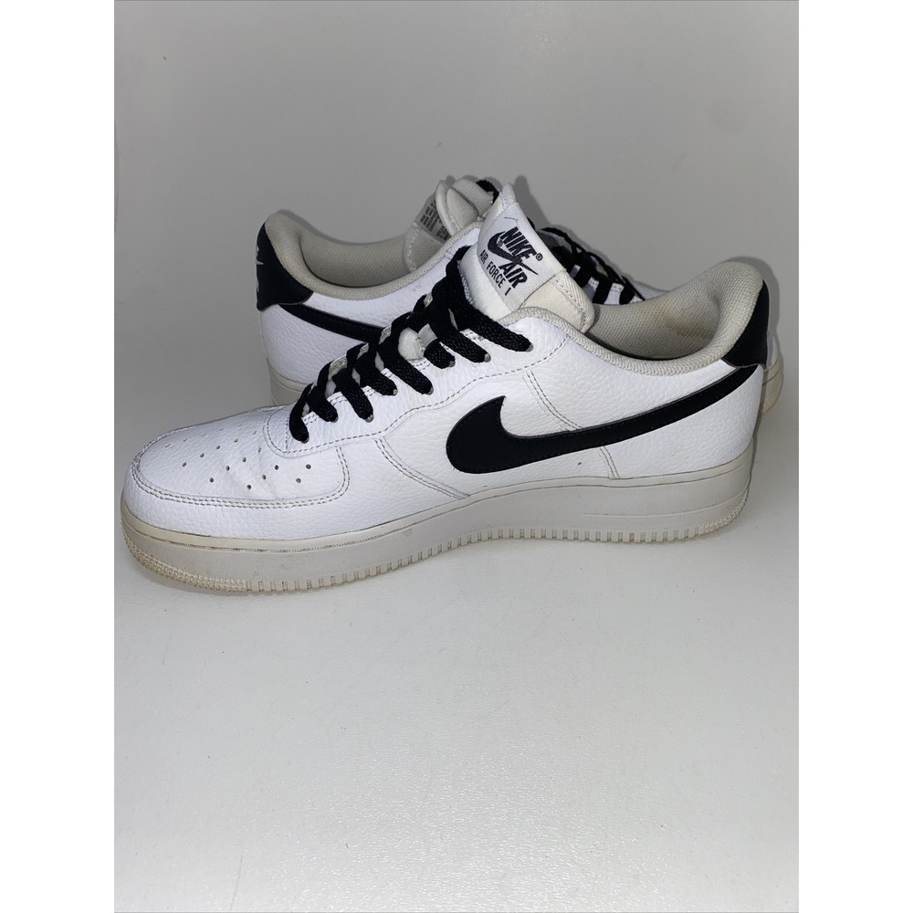 Nike Air Force 1 '07 Men's Size 12 White/Black CT2302 100 Fast Shipping - Picture 7 of 15